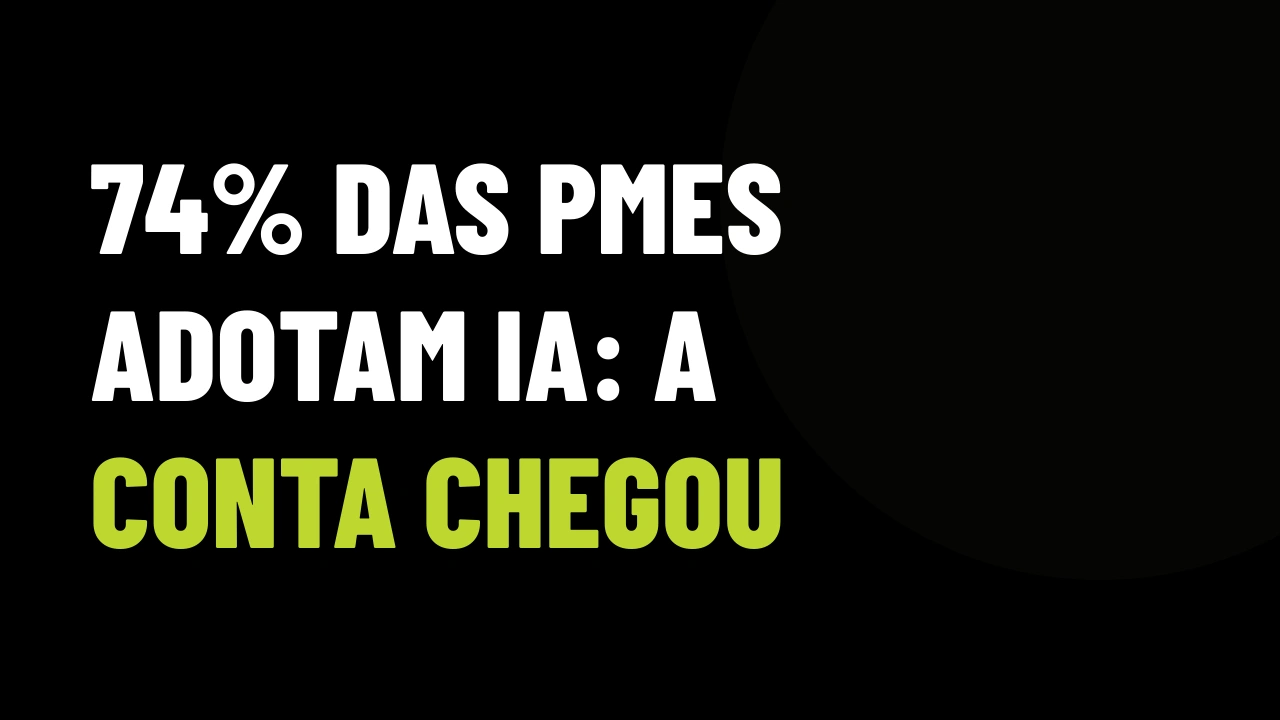 74% das PMEs priorizam Inteligência Artificial: o que acontece com a imobiliária que ainda atende lead no braço?