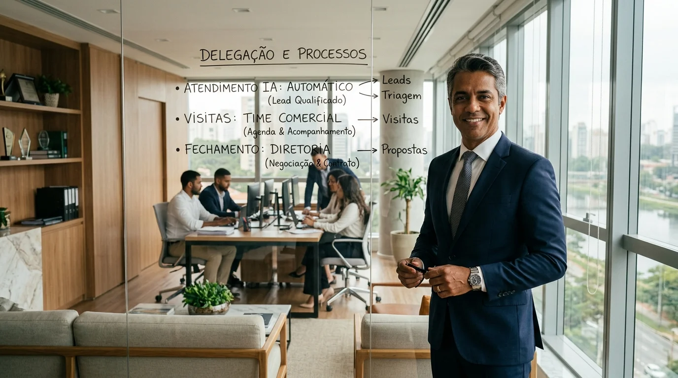 Escalar com Estrutura: Como Delegar e Crescer Sem Virar Refém do Seu Próprio Negócio